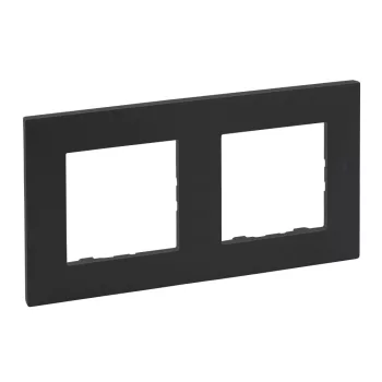   Legrand Niloé Step 863792 2-es keret, sötét szürke (Legrand 863792)