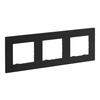 Legrand Niloé Step 863793 hármas keret, IP20, sötét szürke