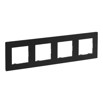Legrand Niloé Step 863794 négyes keret, IP20, sötét szürke