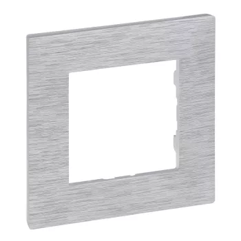   Legrand Niloé Step 863891 1-es keret, csiszolt alumínium (Legrand 863891)
