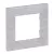 Legrand Niloé Step 863891 1-es keret, csiszolt alumínium (Legrand 863891)