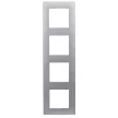 Legrand Niloé Step 863894 4-es keret, csiszolt alumínium (Legrand 863894)