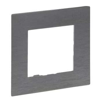   Legrand Niloé Step 863991 1-es keret, csiszolt szürke (Legrand 863991)