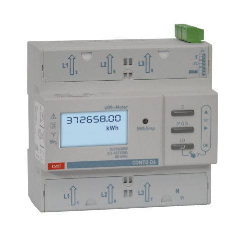 Legrand CE6DMID52 CONTO D6 Digitális fogyasztásmérő MID 125A 400V IMP ( Legrand CE6DMID52 )