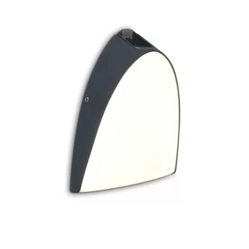   Lutec 5188801118 APOLLO, kültéri, fali lámpa, 14W, IP54 védettséggel, melegfehér ( 3000K ), 800 lm, 5 év garanciával, LED panel, sötétszürke / opál színben ( LUTEC 5188801118 )