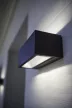 Lutec 5189101118 GEMINI, kültéri, fali lámpa, 20W, IP54 védettséggel, nappali fény (semleges fehér) ( 4000K ), 1230 lm, 5 év garanciával, LED panel, sötétszürke / átlátszó színben ( LUTEC 5189101118 )