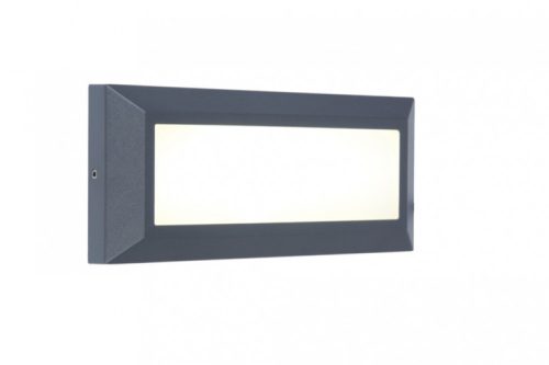 Lutec 5191601118 HELENA, kültéri, falon kívüli járdavilágító lámpa, 10W, IP54 védettséggel, nappali fény (semleges fehér) ( 4000K ), 400 lm, 5 év garanciával, LED panel, sötétszürke / opál színben ( LUTEC 5191601118 )