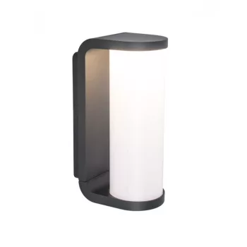   Lutec 5193602118 ADALYN, kültéri, fali lámpa, 10W, IP44 védettséggel, melegfehér ( 3000K ), 600 lm, 5 év garanciával, LED panel, sötétszürke / opál színben ( LUTEC 5193602118 )