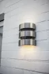Lutec 5198401001 MAYA, kültéri, fali lámpa, 15W, IP44 védettséggel, melegfehér ( 3000K ), 1000 lm, 5 év garanciával, LED panel, rozsdamentes acél / jeges színben ( LUTEC 5198401001 )