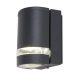 Lutec 5604101118 FOCUS, kültéri, fali lámpa, 35W, IP44 védettséggel, 5 év garanciával, GU10, sötétszürke / átlátszó színben ( LUTEC 5604101118 )