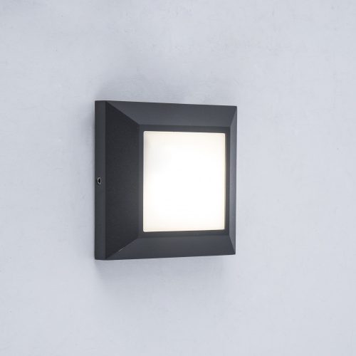 Lutec 6402101118 HELENA, kültéri, falon kívüli járdavilágító lámpa, 4W, IP54 védettséggel, nappali fény (semleges fehér) ( 4000K ), 200 lm, 5 év garanciával, LED panel, sötétszürke / opál színben ( LUTEC 6402101118 )