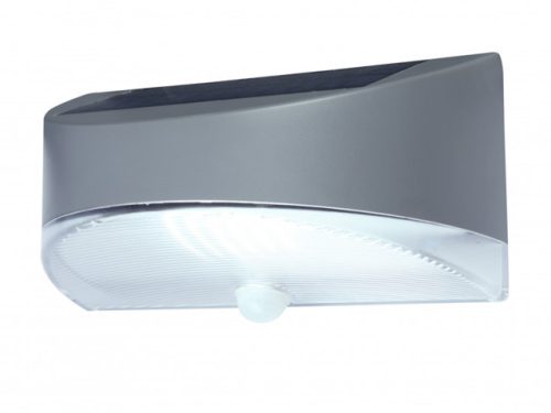 Lutec 6901501000 BREAD, kültéri, napelemes mozgásérzékelős lámpa 1W, IP44 védettséggel, nappali fény (semleges fehér) ( 4000K ), 100 lm 2 év garanciával, LED panel, 0 / átlátszó színben ( LUTEC 6901501000 )