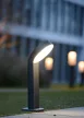 Lutec 7216412118 MERIDIAN, kültéri, állólámpa 14W, IP54 védettséggel, melegfehér ( 3000K ), 800 lm, 5 év garanciával, LED panel, sötétszürke / opál színben ( LUTEC 7216412118 )