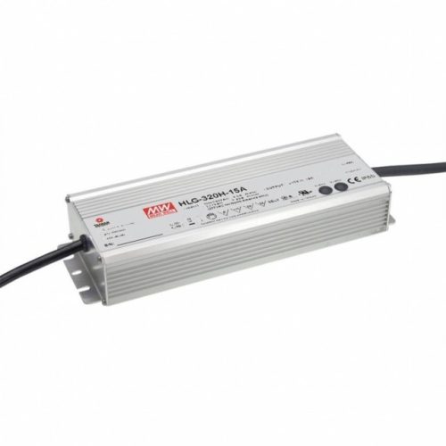 Mean Well HLG-320H-12A LED tápegység 1 fázisú, 320W, 12V DC kimenettel, 22A, 90…305 V AC, 50/60 Hz ( HLG-320H-12A )