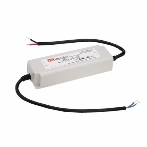 Mean Well LPV-150-12 LED tápegység 1 fázisú, 150W, 12V DC kimenettel, 10A, 180…305 V AC, 50/60 Hz ( LPV-150-12 )