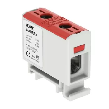   Morek MAA1050R10 OTL 50 Fővezetéki sorkapocs, 1xAl/Cu 1,5-50mm2, 1000V, piros