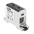 Morek MAA1095S10 OTL 95 Fővezetéki sorkapocs, 1xAl/Cu 6-95mm2, 1000V, fekete