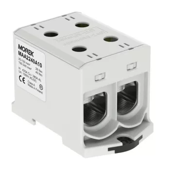   Morek MAA2240A10 OTL 240-2 Fővezetéki sorkapocs, 2xAl/Cu 35-240, 1000V, szürke