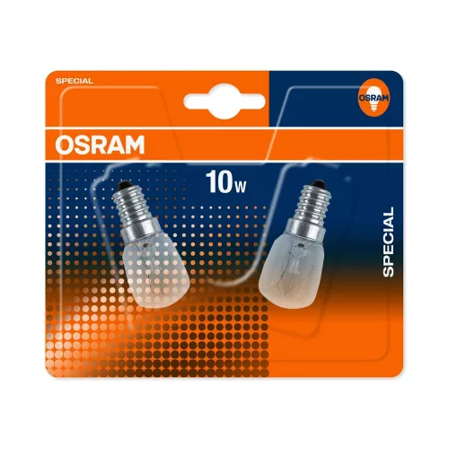 OSRAM LED izzó, cső forma, átlátszó üveg, E14 foglalat, 10W, 2700K, 30lm, meleg fehér
