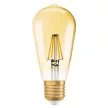 OSRAM LED edison izzó, körte forma, E27 foglalat, 4W, 2500K, 420lm, meleg fehér, energiatakarékos