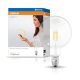 OSRAM SMART+ Bluetooth vezérlésű, LED fényforrás, Globe forma, Fillament szabályozható, 5,5 W-os, (2700 K), 650 lm, IP20, 15 000 óra élettartammal, foglalat: E27, hangvezérelhető (4058075091108)