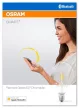 OSRAM SMART+ LED gömb izzó, okos Bluetooth, szabályozható, 5,5W, 2700K, IP20, E27 foglalat