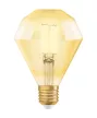 OSRAM Vintage LED gyémánt izzó, átlátszó, E27 foglalat, 4,5W, 2500K, 470lm, meleg fehér