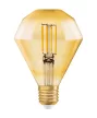 OSRAM Vintage LED gyémánt izzó, átlátszó, E27 foglalat, 4,5W, 2500K, 470lm, meleg fehér