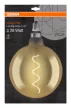 OSRAM LED globe izzó, E27 foglalat, 5W, 2000K, 300lm, meleg fehér, energiatakarékos