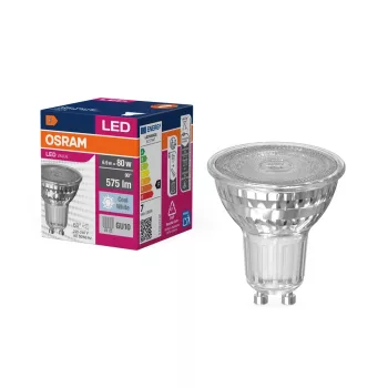 OSRAM Value LED spot, GU10 foglalat, 6,9W, 4000K, 575lm, hideg fehér, energiatakarékos, 60°