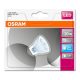 OSRAM Star LED MR11 spot, üveg ház, 2,5W 184lm 4000K GU4, átlagos élettartam: 15000 óra, fényszín: hideg fehér LED ST MR11 20 36° 2.5W 4000K GU4 ( 4058075105133 )