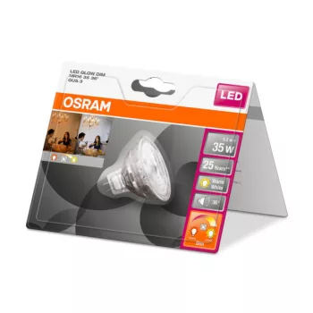 OSRAM Star+ LED spot, GU5.3 foglalat, 5,2W, 2700K, 350lm, meleg fehér, energiatakarékos