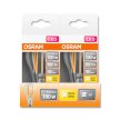 OSRAM Star LED izzó, körte forma, átlátszó üveg búra, E27 foglalat, 11W, 2700K, 1521lm, meleg fehér