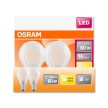 OSRAM Star LED izzó, körte forma, matt üveg búra, E27 foglalat, 7W, 2700K, 806lm, meleg fehér