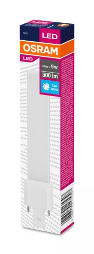 OSRAM Dulux S kompakt fénycső, G23 foglalat, 4,5W, 4000K, 500lm, hideg fehér, energiatakarékos