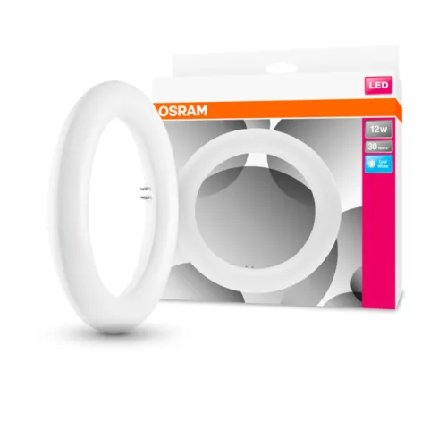 OSRAM körfénycső, matt plasztik búra, G10q foglalat, 12W, 4000K, 1200lm, természetes fehér