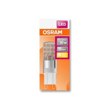 OSRAM Star LED kapszula izzó, G9 foglalat, 2,6W, 2700K, 320lm, meleg fehér, energiatakarékos