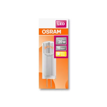 OSRAM Star LED kapszula izzó, G4 foglalat, 1,8W, 2700K, 200lm, meleg fehér, energiatakarékos