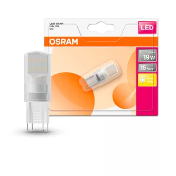 OSRAM Star LED kapszula izzó, G9 foglalat, 1,9W, 2700K, 180lm, meleg fehér, energiatakarékos