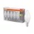 OSRAM Base LED gyertya izzó matt plasztik búra, E14 foglalat, 4,9W, 2700K, 470lm, meleg fehér, 5db