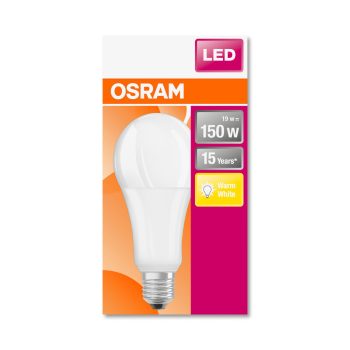 OSRAM Star LED izzó, körte forma, matt búra, E27 foglalat, 19W, 2700K, 2451lm, meleg fehér