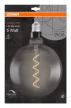 OSRAM LED globe izzó, fényerő szabályozható, E27 foglalat, 5W, 1800K, 110lm, meleg fehér