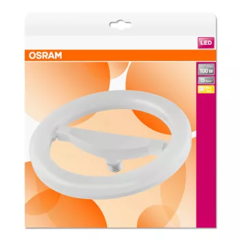 OSRAM LED matt plasztik körfénycső, E27 foglalat, 17W, 1521lm, 2700K meleg fehér, átmérő: 260mm
