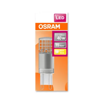 OSRAM Star LED kapszula izzó, G9 foglalat, 3,8W, 2700K, 470lm, meleg fehér, 2125