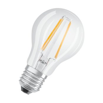 OSRAM Value LED izzó, körte forma, átlátszó üveg búra, E27 foglalat, 6,5W, 4000K, 806lm, hideg fehér