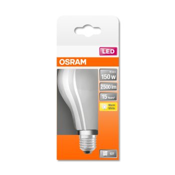 OSRAM Star LED izzó, körte forma, matt üveg búra, E27 foglalat, 15W, 2700K, 2500lm, meleg fehér