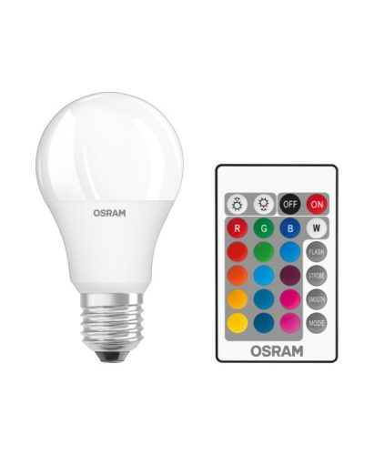 OSRAM Star+ RGBW távirányítható LED körte, matt búra, 9W 806lm 2700K E27, átlagos élettartam: 25000 óra, fényszín: meleg fehér LED STAR+ RGBW REMOTE CL A 60 FR 9W 2700K E27 ( 4058075430754 )