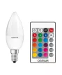 OSRAM Star+ LED gyertya izzó, matt búra, E14 foglalat, 4,5W, 2700K, 250lm, meleg fehér