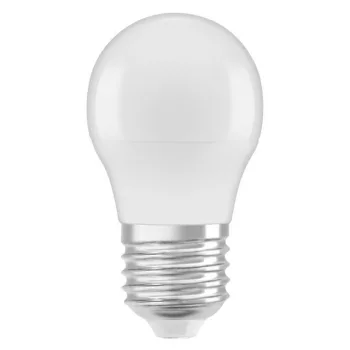OSRAM Star LED kisgömb izzó, matt búra, E27 foglalat, 5W, 2700K, 470lm, meleg fehér