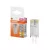 OSRAM LED izzó, kapszula forma, átlátszó üveg búra, G4 foglalat, 0,9W, 100lm, 2700K meleg fehér